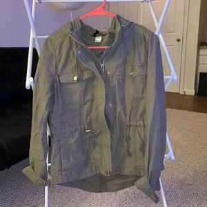Army green jacket